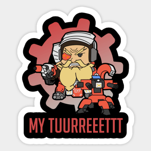 Cute torbjorn chibi design Sticker